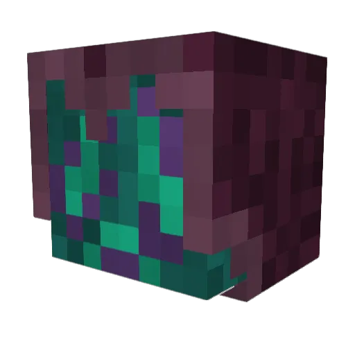 Xalivos Minecraft avatar head, 3D render
