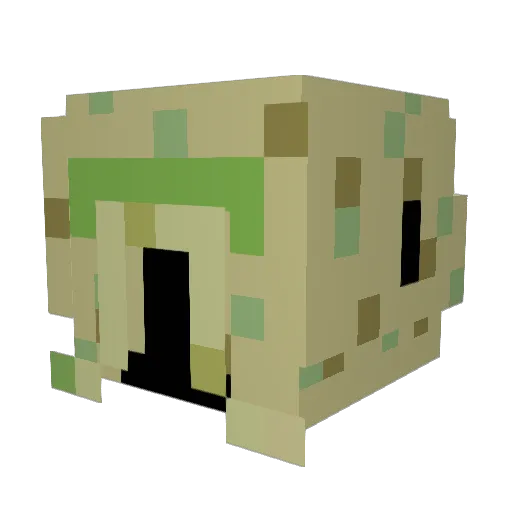 Xalorius Minecraft avatar head, 3D render