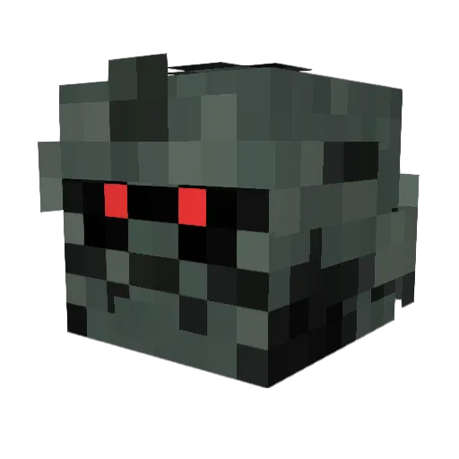 XanCycoMan Minecraft avatar head, 3D render