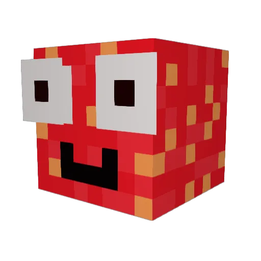 XanPGamer_ Minecraft avatar head, 3D render