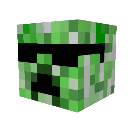 XanTheGreat Minecraft avatar head, 3D render