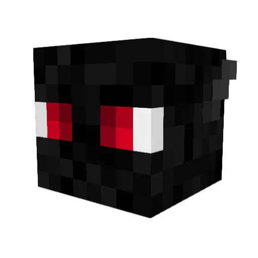 XanaSazar Minecraft avatar head, 3D render
