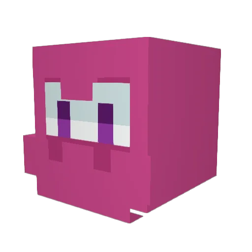 XanaduTouch Minecraft avatar head, 3D render