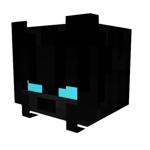 Xanah Minecraft avatar head, 3D render