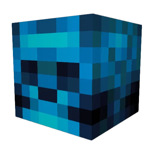 Xander1_ Minecraft avatar head, 3D render