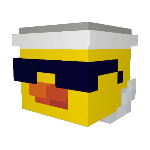 XanderDj11 Minecraft avatar head, 3D render