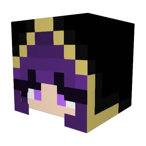 XanderGee Minecraft avatar head, 3D render