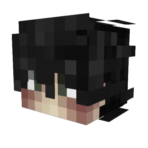 XanderWho Minecraft avatar head, 3D render