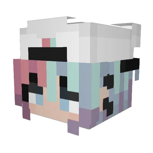 Xanderisthebest Minecraft avatar head, 3D render