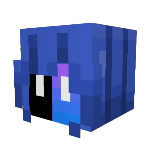 Xanderlicious Minecraft avatar head, 3D render