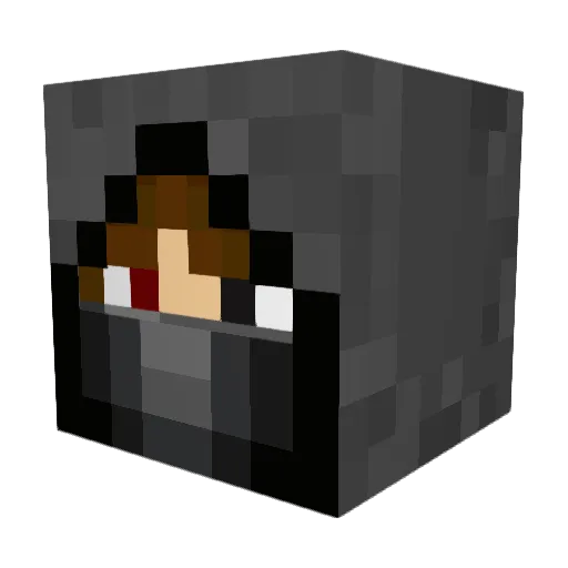 Xandertheexiled Minecraft avatar head, 3D render