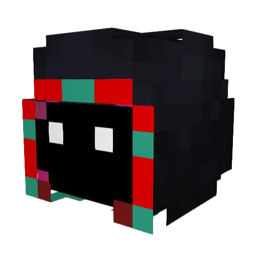 Xandertjeeh123 Minecraft avatar head, 3D render