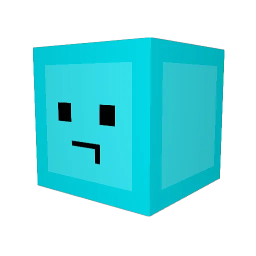 Xanderxis Minecraft avatar head, 3D render