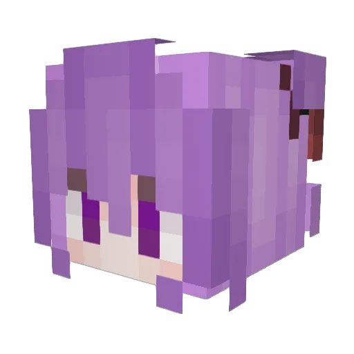 Xandistra Minecraft avatar head, 3D render