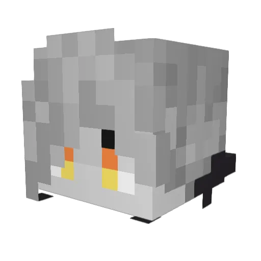 Xandreon Minecraft avatar head, 3D render
