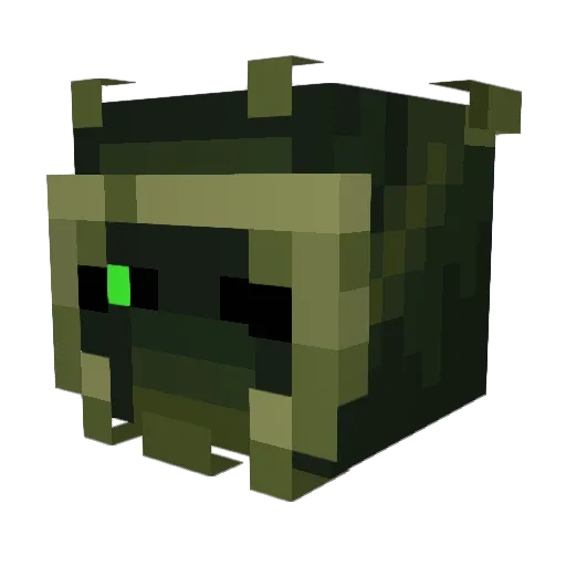 Xanimaz Minecraft avatar head, 3D render