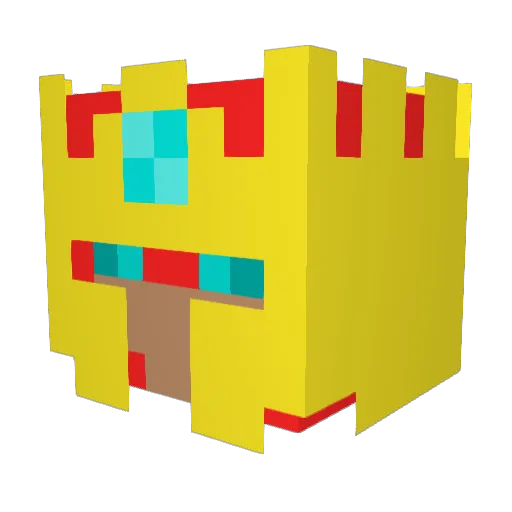 XanjaReinar Minecraft avatar head, 3D render