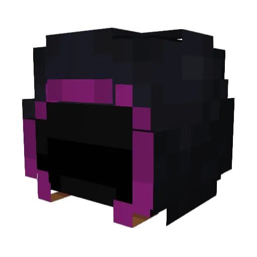Xanmal Minecraft avatar head, 3D render