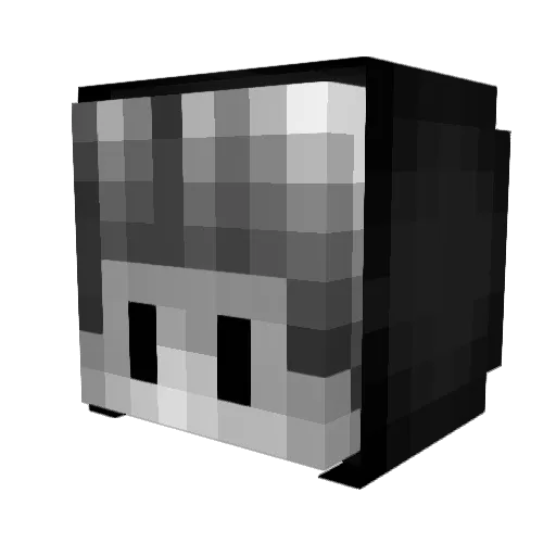 Xanosche Minecraft avatar head, 3D render