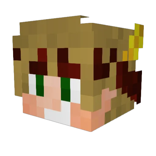 XantaresBENREN Minecraft avatar head, 3D render