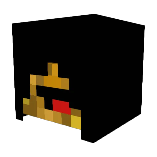 Xanthikk Minecraft avatar head, 3D render