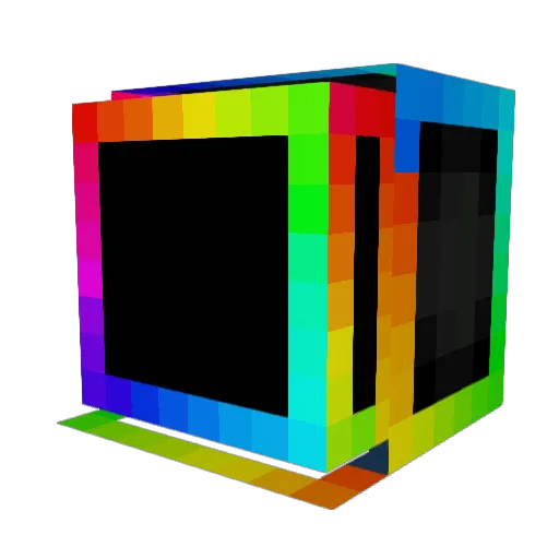 Xantor Minecraft avatar head, 3D render