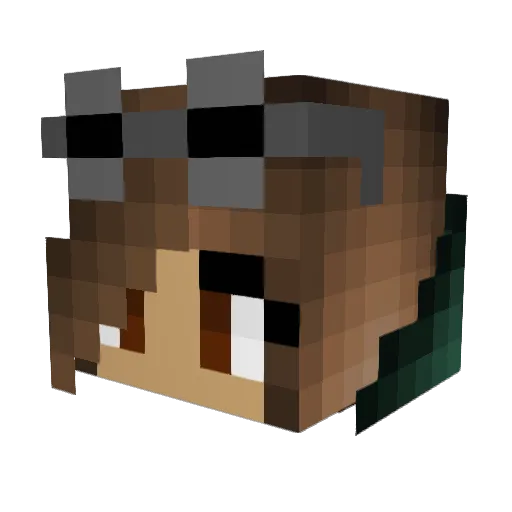 Xantryis Minecraft avatar head, 3D render