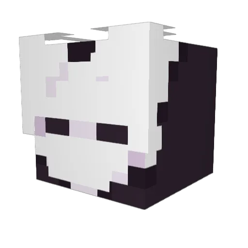 XaoS304 Minecraft avatar head, 3D render