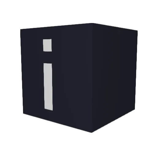 XaosFun Minecraft avatar head, 3D render