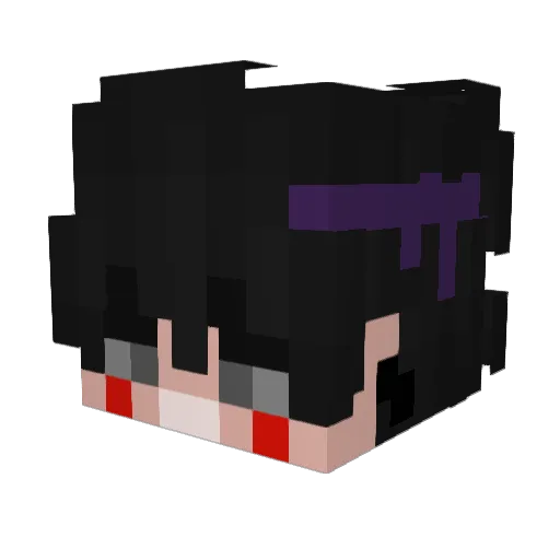 Xapenator Minecraft avatar head, 3D render