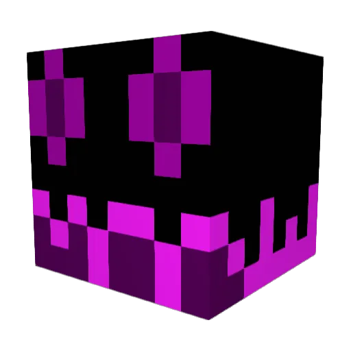 Xaqery Minecraft avatar head, 3D render