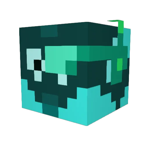Xaren_Hypr Minecraft avatar head, 3D render