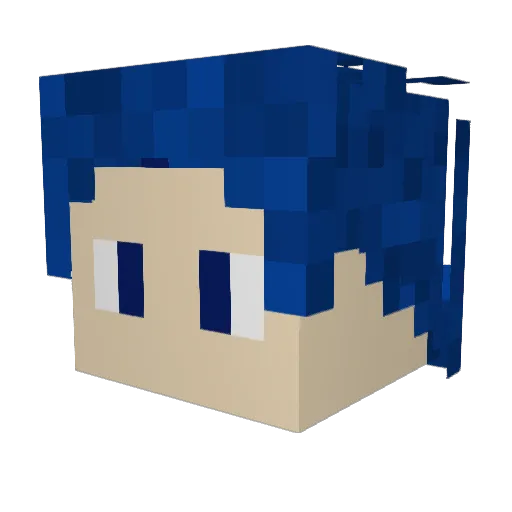Xaritidis0_0 Minecraft avatar head, 3D render