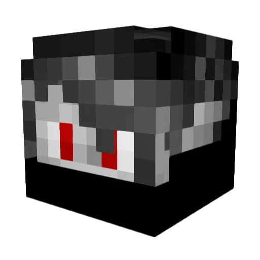 Xarogen Minecraft avatar head, 3D render