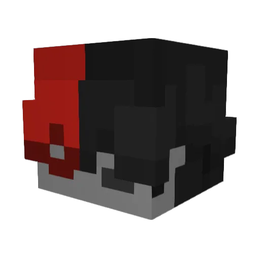 Xartek Minecraft avatar head, 3D render
