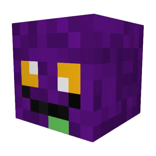 Xarutobi Minecraft avatar head, 3D render