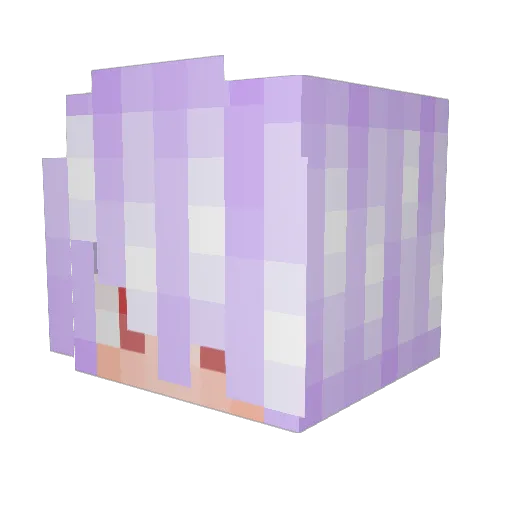 Xarxes33 Minecraft avatar head, 3D render