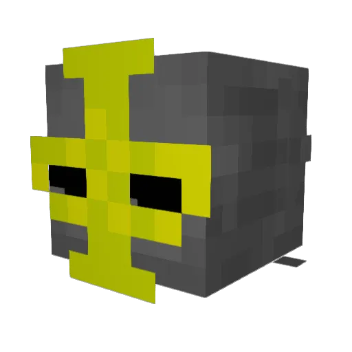Xashi947 Minecraft avatar head, 3D render