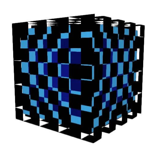 Xattius Minecraft avatar head, 3D render