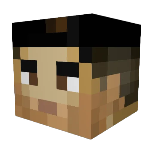 Xaver_XSL Minecraft avatar head, 3D render