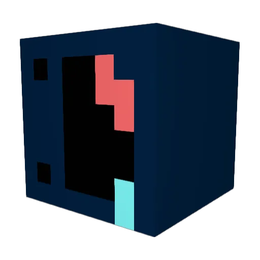 Xavi321 Minecraft avatar head, 3D render