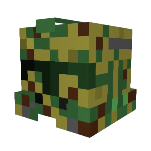 Xavie9816 Minecraft avatar head, 3D render