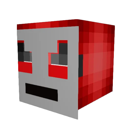 Xavier442 Minecraft avatar head, 3D render