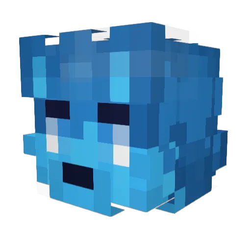 XavierEtienne Minecraft avatar head, 3D render