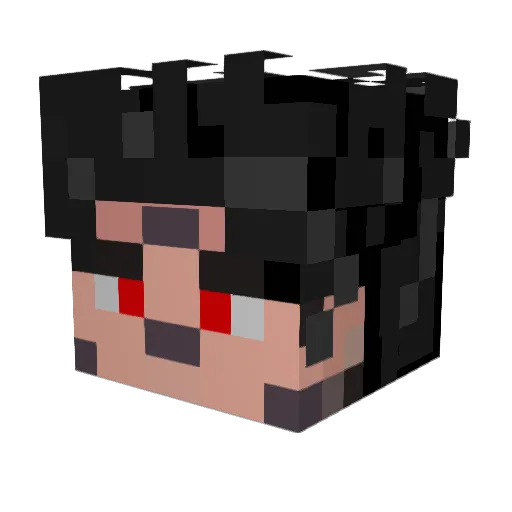 XavierS12 Minecraft avatar head, 3D render
