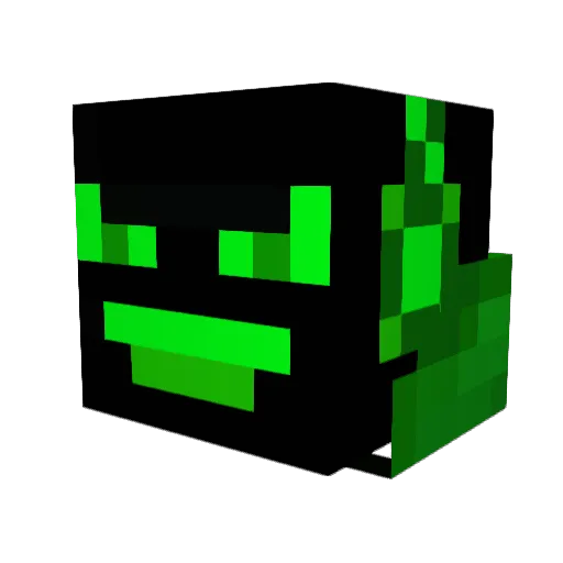 Xavier_06 Minecraft avatar head, 3D render