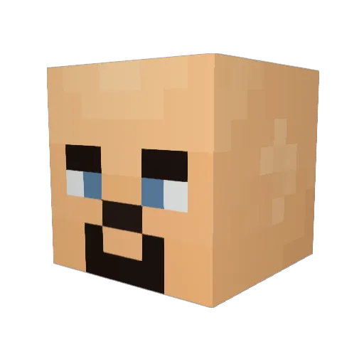 Xavier_Jwz Minecraft avatar head, 3D render