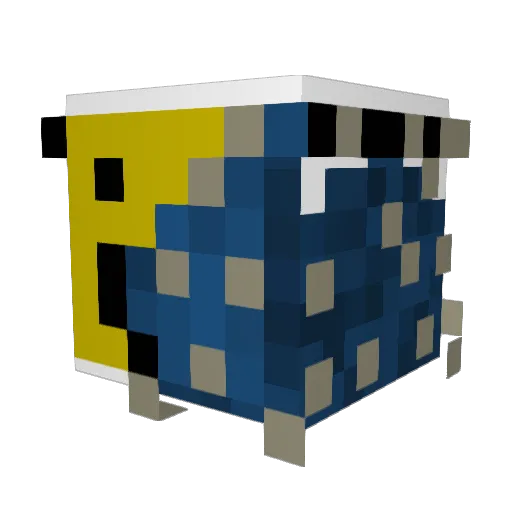 Xavier_Playz Minecraft avatar head, 3D render