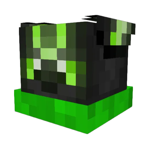 XaviivG Minecraft avatar head, 3D render