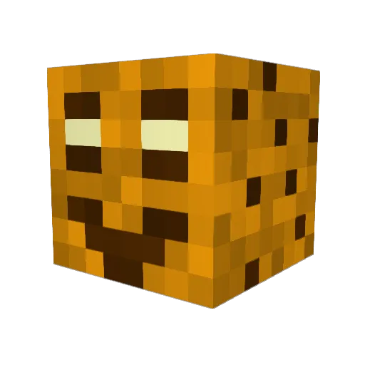 XavitoG Minecraft avatar head, 3D render